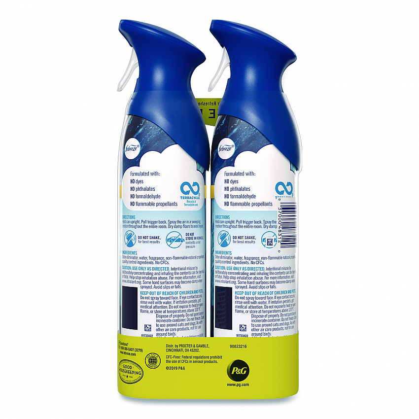 AIR, Ocean, 8.8 oz Aerosol Spray, 2/Pack (48312PK)
