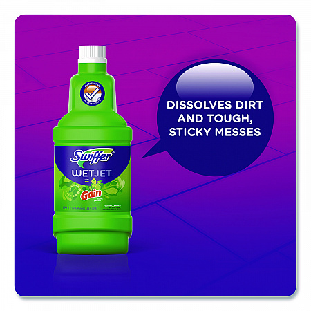 Multipurpose Floor and Hardwood Cleaning Solution Refill, Gain Scent, 42.2 oz Bottle (83061)