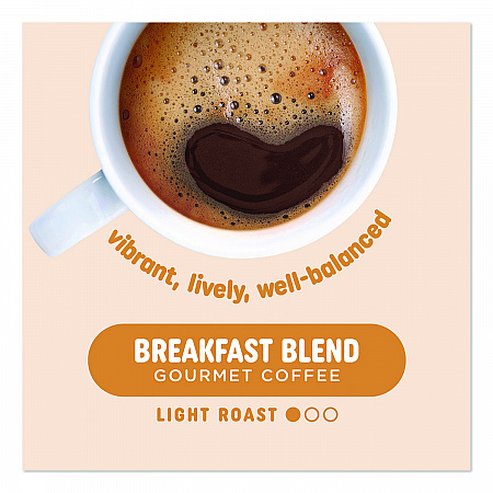 Breakfast Blend Coffee K-Cups, 24/Box (5000381024)