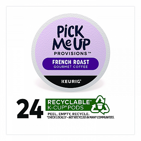 French Roast Coffee K-Cups, 24/Box (5000381026)