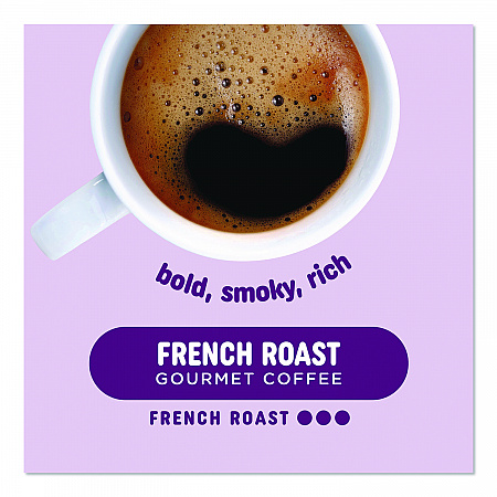 French Roast Coffee K-Cups, 24/Box (5000381026)