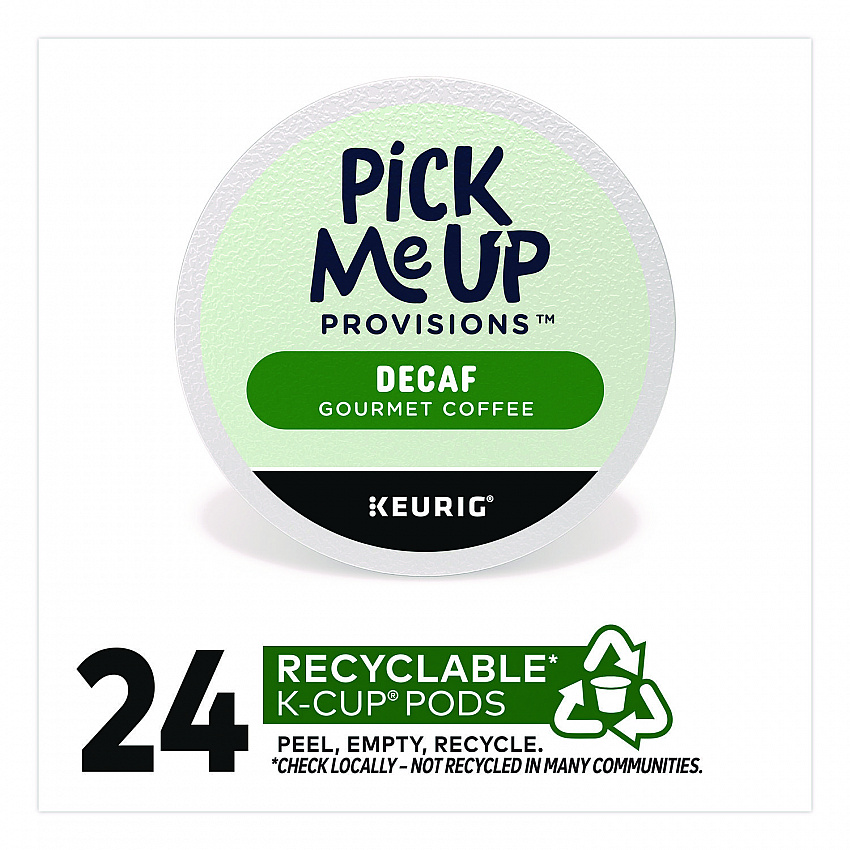 Decaf Coffee K-Cups, 24/Box (5000382575)