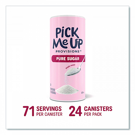 Pure Sugar, 20 oz Canister, 24/Carton (PM62433CT942)