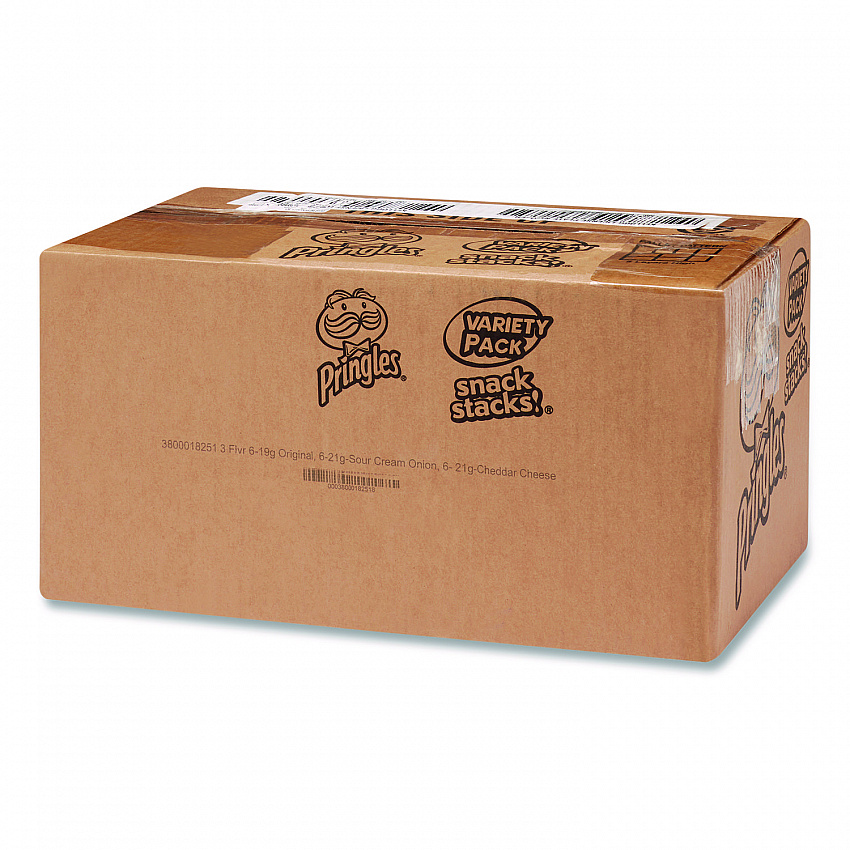 Variety Pack Potato Chips, Sour Cream and Onion/Cheddar Cheese/Original, 0.67 oz/0.74 oz Cans, 72/Carton (KEE18251)