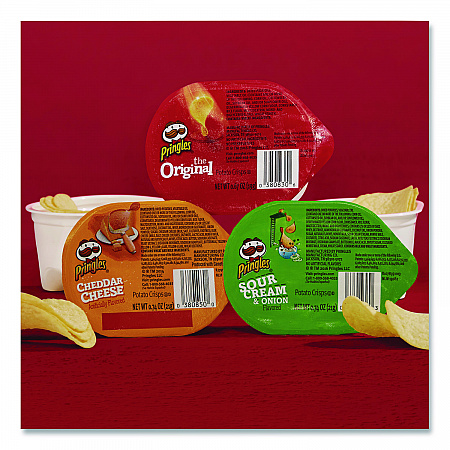 Variety Pack Potato Chips, Sour Cream and Onion/Cheddar Cheese/Original, 0.67 oz/0.74 oz Cans, 72/Carton (KEE18251)