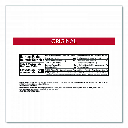 Potato Chips, Original, 1.3 oz Can, 12/Box (KEE84557)