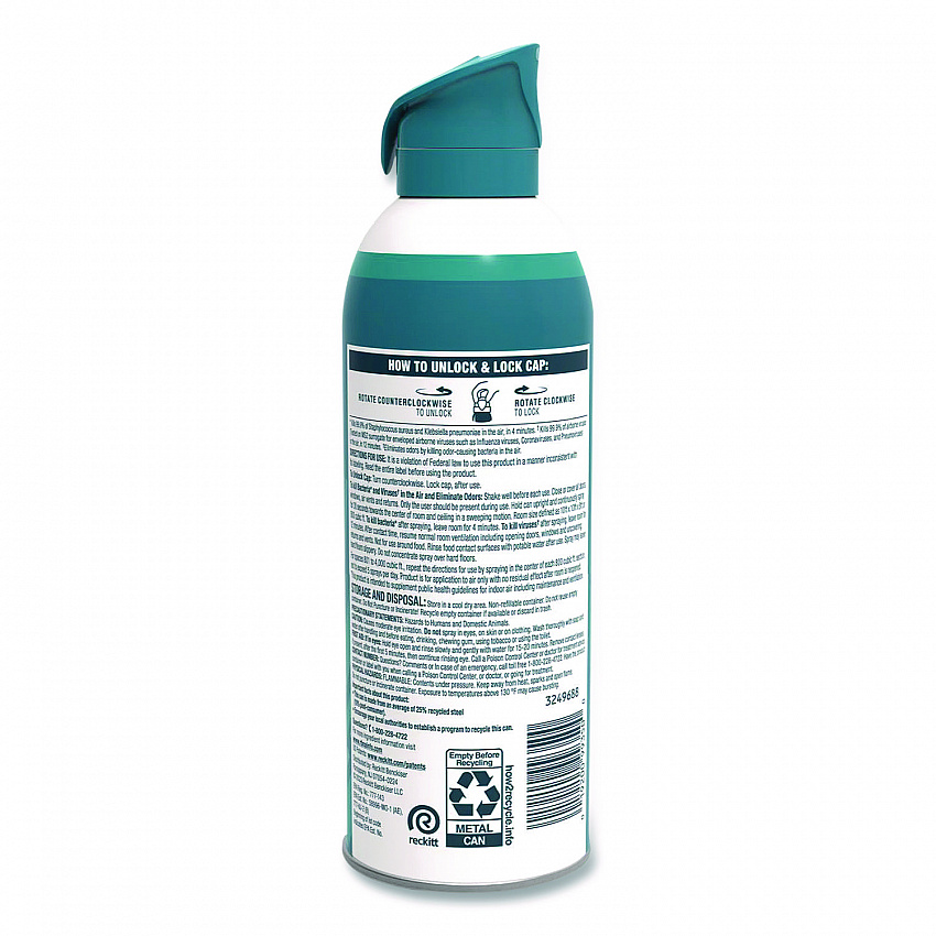 Air Sanitizer Spray, Simple Fresh Scent, 10 oz Aerosol Spray (1920099350)