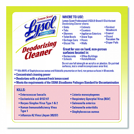 No-Rinse Sanitizer Concentrate, Unscented, 128 oz Bottle (3624174389)