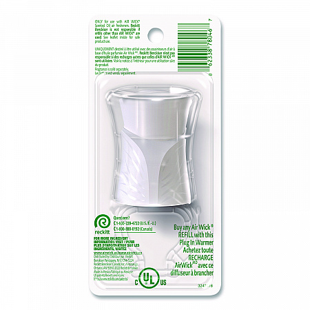 Scented Oil Warmer, 1.75 x 2.69 x 3.63, White (6233878046)