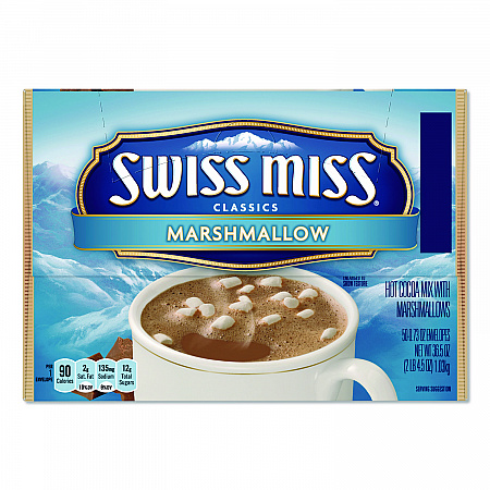 Marshmallow Hot Cocoa Mix, 0.73 oz Packet, 50/Box (635937)