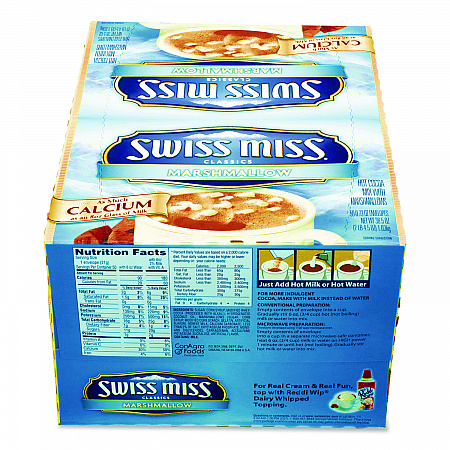 Marshmallow Hot Cocoa Mix, 0.73 oz Packet, 50/Box (635937)
