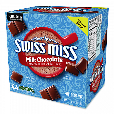 Milk Chocolate Hot Cocoa K-Cups, 0.65 oz, 44/Box (2259481)