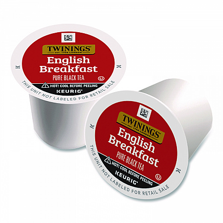 Tea K-Cups, English Breakfast. 0.11, 24/Box (TNA85780)