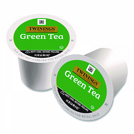 Tea K-Cups, Green Tea, 0.11 oz, 24/Box (TNA85788)