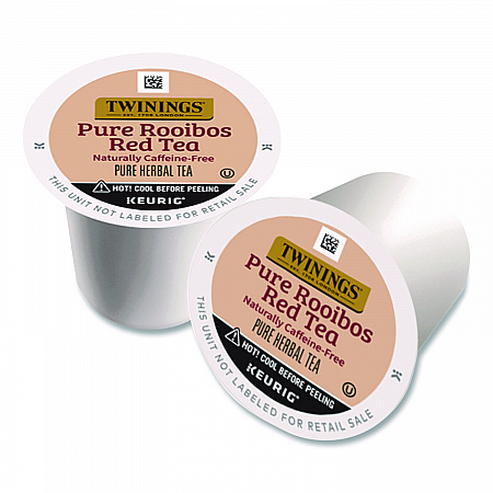 Tea K-Cups, Pure Rooibos Red Tea, 0.12 oz, 24/Box (TNA85791)