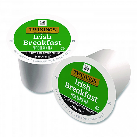 Tea K-Cups, Irish Breakfast, 0.11 oz, 24/Box (TNA87303)