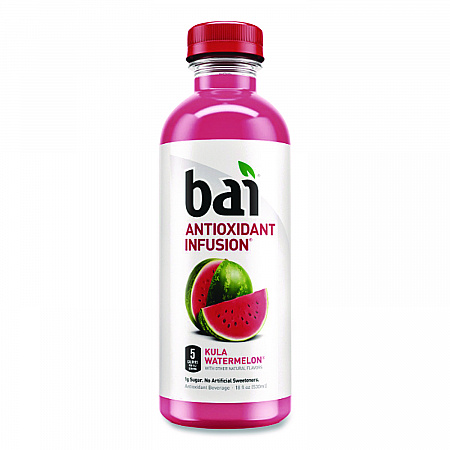 Antioxidant Infused Beverage, Kula Watermelon 18 oz Bottle, 12/Carton (2712517)