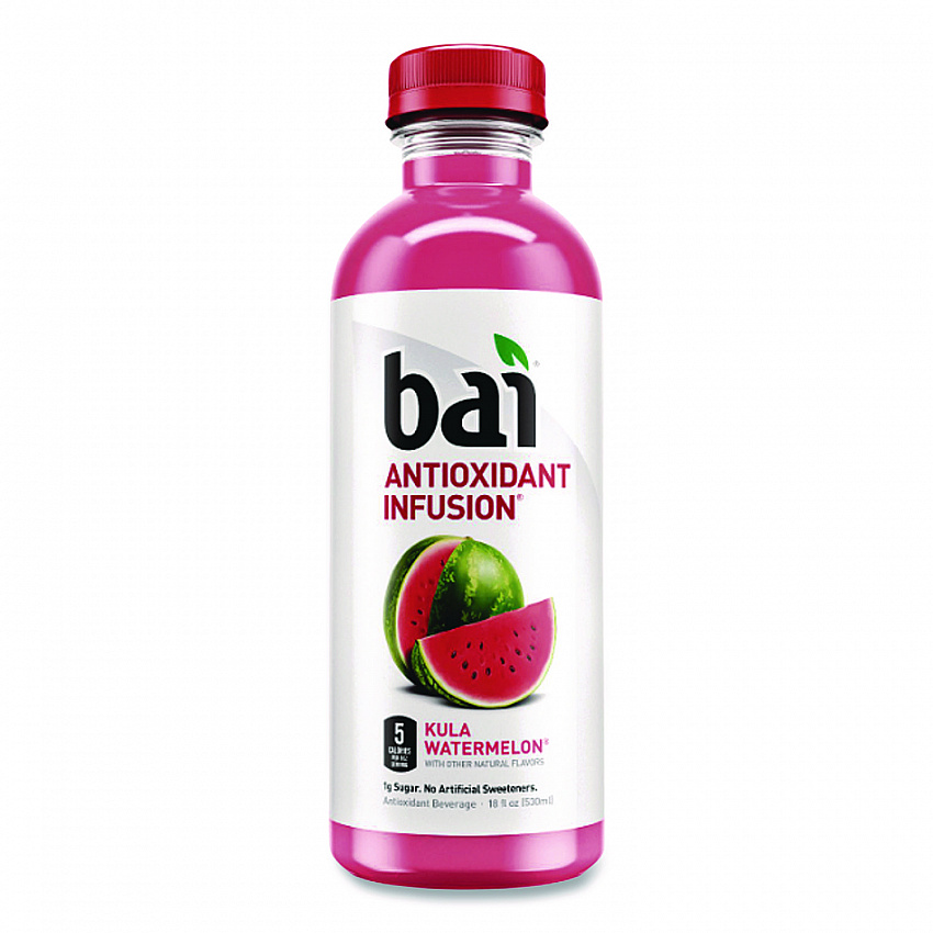 Antioxidant Infused Beverage, Kula Watermelon 18 oz Bottle, 12/Carton (2712517)