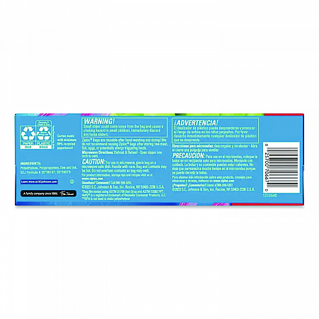 Slider Storage Bags, Quart, 5.88