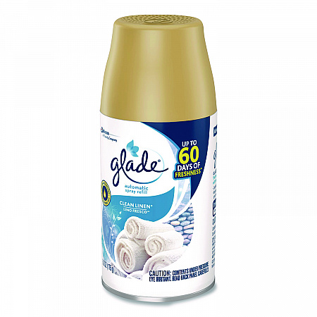 Automatic Air Freshener Refill, Clean Linen, 6.2 oz Can, 3/Pack (375632)
