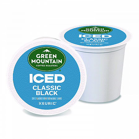 Classic Black Brew Over Ice Coffee K-Cups, 0.4 oz, 24/Box (5000372042)