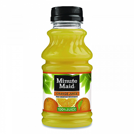 Orange Juice, 10 oz Bottle, 24/Carton (228087)