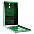 Dog Waste Station, 12 gal, Open Top, Green/White (28000)