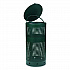Dog Waste Station, 12 gal, Open Top, Green/White (28000)