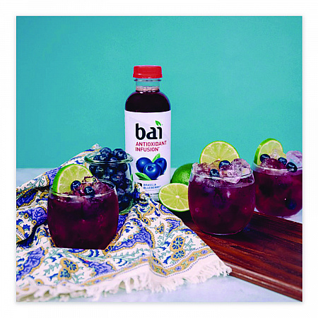 Antioxidant Infused Beverage, Brasilia Blueberry, 18 oz Bottle, 12/Carton (2712518)