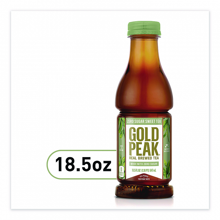Zero Sugar Sweet Tea, 18.5 oz Bottle,12/Carton (24343772)