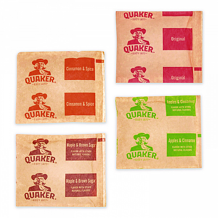 Instant Oatmeal, Assorted Flavors, 1.51 oz Packet, 64/Carton (2051065)