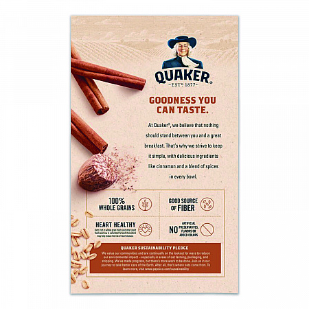 Instant Oatmeal, Assorted Flavors, 1.51 oz Packet, 64/Carton (2051065)