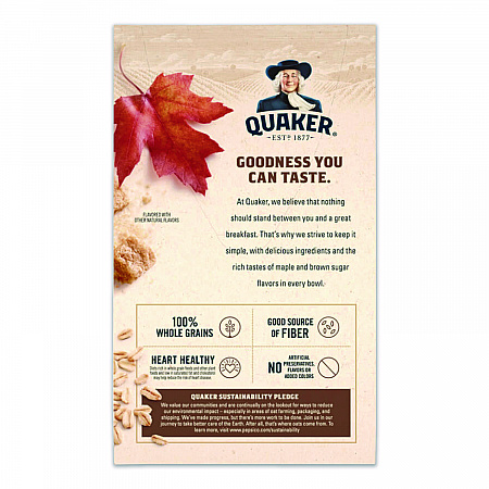 Instant Oatmeal, Assorted Flavors, 1.51 oz Packet, 64/Carton (2051065)