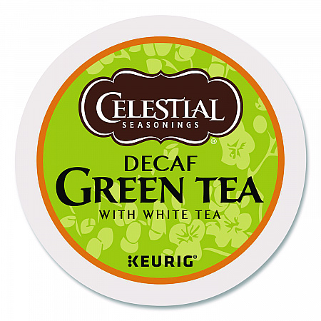 Decaffeinated Green Tea K-Cups, 24/Box (14737)