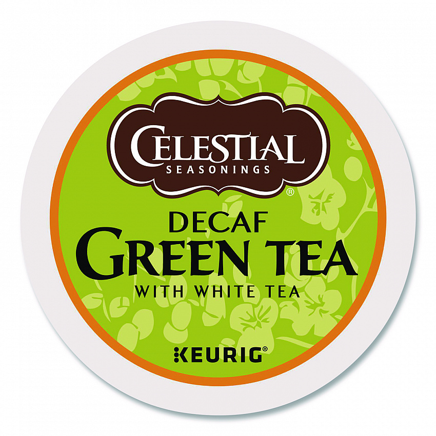 Decaffeinated Green Tea K-Cups, 24/Box (14737)