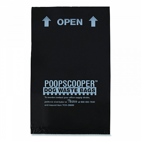 Dog Waste Bags, Open-Face, 0.5 gal, 8