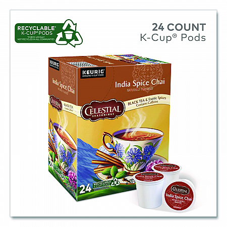 India Spice Chai Tea K-Cups, 24/Box (14738)
