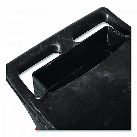 Two-Shelf Trades Cart, Plastic, 2 Shelves, 2 Drawers, 330 lb Capacity, 19.25