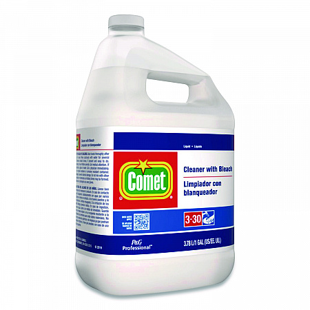 Cleaner with Bleach, Liquid, One Gallon Bottle (02291)