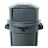 BRUTE Dome Top Swing Door Lid for 32 gal Waste Containers, 22.75