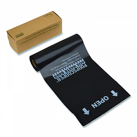 Dog Waste Bags, Open-Face, 0.5 gal, 8