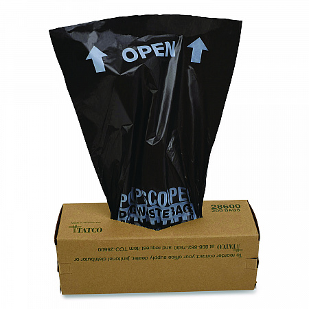Dog Waste Bags, Open-Face, 0.5 gal, 8