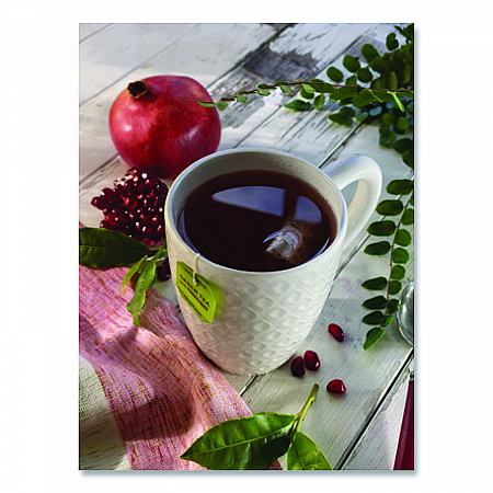 Green Tea with Pomegranate, 0.07 oz Tea Bag, 28/Box (RCB10363)