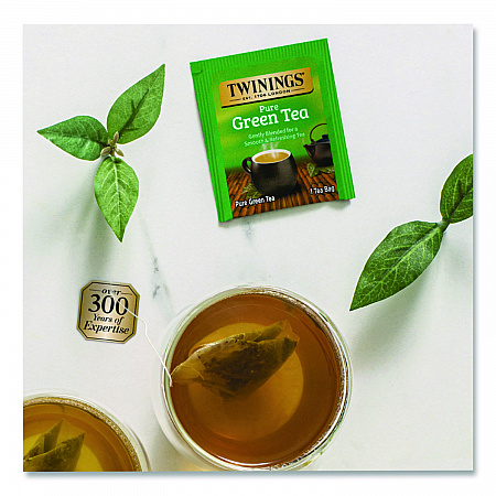 Tea Bags, Green, 3.53 oz, 50/Box (82224)