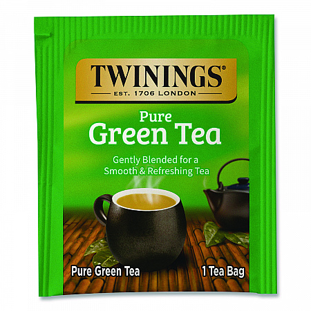 Tea Bags, Green, 3.53 oz, 50/Box (82224)