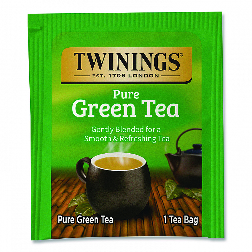 Tea Bags, Green, 3.53 oz, 50/Box (82224)