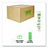 Plantware CPLA Cutlery, Individually Wrapped, Fork, Plastic, White, 1,000/Carton (EPS017W)