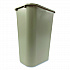 Deskside Plastic Wastebasket, 10.25 gal, Plastic, Beige (295700BG)