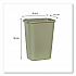 Deskside Plastic Wastebasket, 10.25 gal, Plastic, Beige (295700BG)