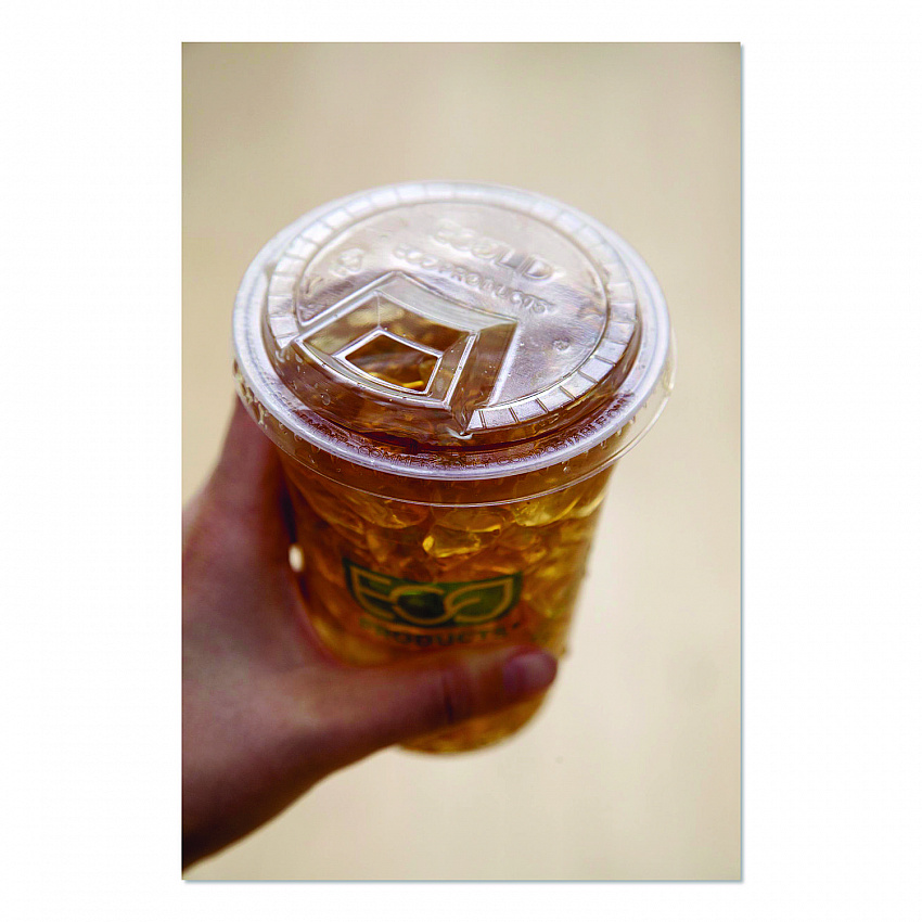 GreenStripe Cold Cup Sip Lids, Fits 9 oz/12 oz to 24 oz Cold Cups, Plastic, Clear, 1,000/Carton (EPFLCS)